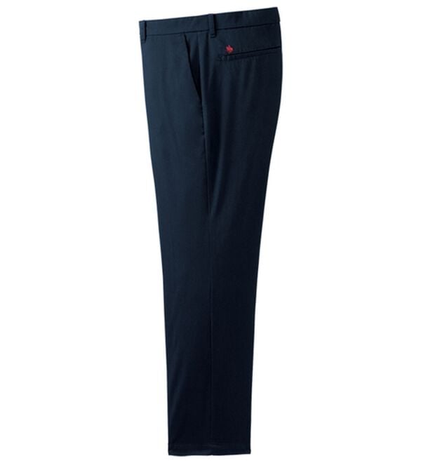 「＜ポロ・ビーシーエス＞定番ストレッチチノパンツ　ノータック（メンズスラックス）」｜ネイビー