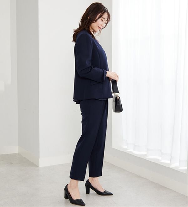 BELLUNA（ベルーナ）の「＜Ｃ／Ｓ＞ノーカラージャケット（ノーカラージャケット）」｜詳細画像