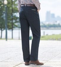 「＜ダンロップ・リファインド×コムルヴァン・オム＞蓄熱保温プレミアムジーンズ（メンズデニムパンツ）」