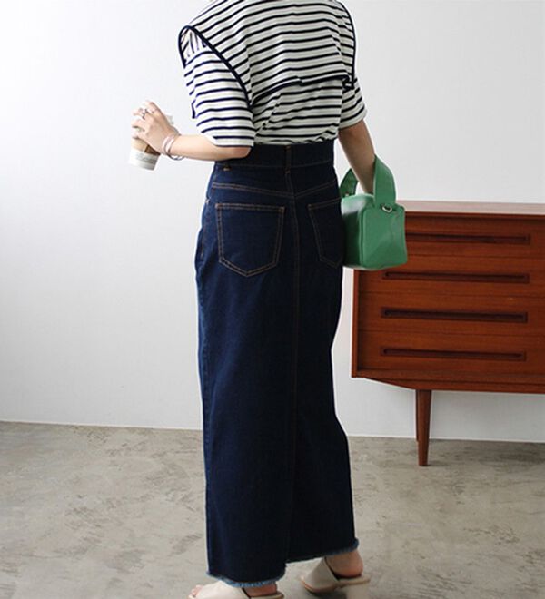 GeeRA（ジーラ）の「セーラーカラーボーダーカットソー（カットソー）」｜詳細画像