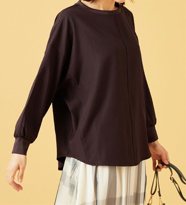 BELLUNA（ベルーナ）の「きれい見えドルマンプルオーバー（カットソー）」｜詳細画像