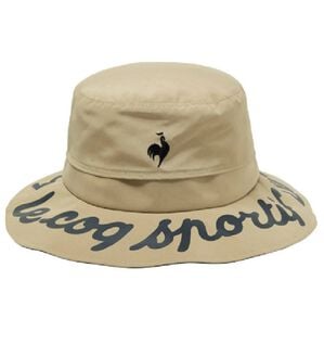 「＜ルコック＞【まぶガード】ひも付きハット（メンズ帽子）」｜ベージュ