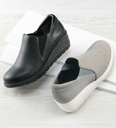 ルフラン（ルフラン）の「４Ｅ美脚見せスリッポンスニーカー（スリッポン）」