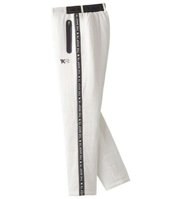 「＜ザ　ショップ　ティーケー＞ハイブリッドダウンパンツ（メンズフルレングスパンツ）」｜ホワイト