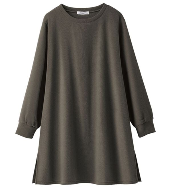 BELLUNA（ベルーナ）の「ふんわり素材軽ぽかチュニックワンピ―ス（チュニックワンピース）」｜詳細画像