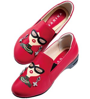 BELLUNA（ベルーナ）の「チャーミングガール４Ｅエアソールパンプス（パンプス）」｜レッド