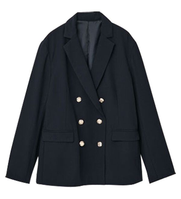 RANAN（ラナン）の「金ボタンダブルテーラードジャケット（テーラードジャケット）」｜詳細画像