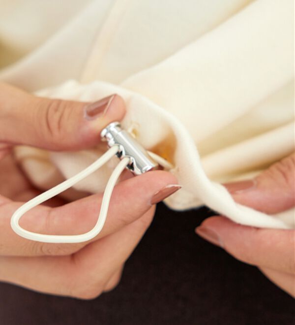 BELLUNA（ベルーナ）の「異素材使いハーフジッププルオーバー（カットソー）」｜詳細画像