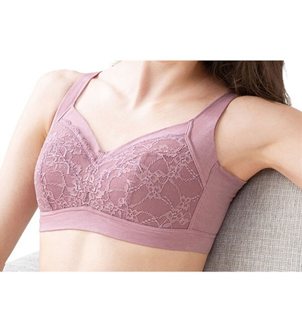 LAVIENNE（ラヴィエンヌ）の「【４色組】柔らか素材のリラックスブラ（ブラジャー）」｜詳細画像