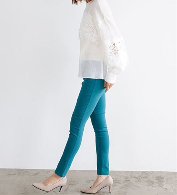 嬉しい機能付！美脚スキニーレギンスパンツ（フルレングスタイプ