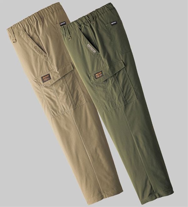 「【２本組】＜アウトドアプロダクツ＞年間定番らくらくカーゴパンツ（メンズフルレングスパンツ）」｜2本組