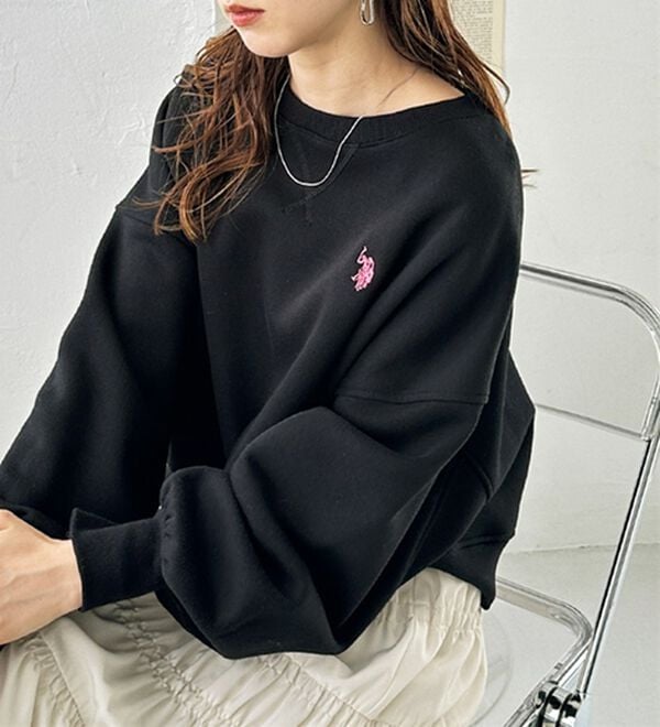 GeeRA（ジーラ）の「【Ｕ．Ｓ．ＰＯＬＯ　ＡＳＳＮ】ショートスウェット（トレーナー・スウェット）」｜詳細画像