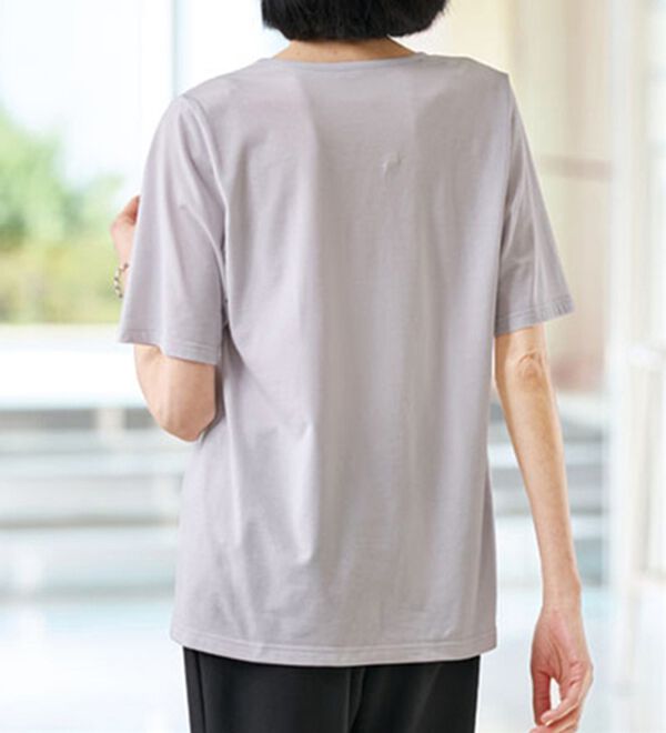 BELLUNA（ベルーナ）の「寒暖の差に対応！刺しゅう切替アンサンブル（アンサンブル）」｜詳細画像
