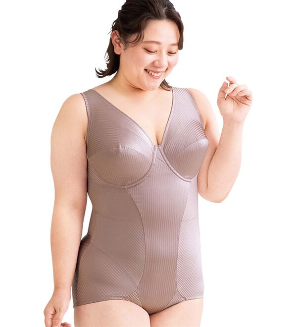 2色組】グラマーさんの着こなし美人ボディスーツ - ベルーナ【公式】 