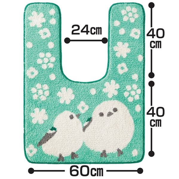 「トイレタリー　シマエナガ（トイレマット）」｜詳細画像