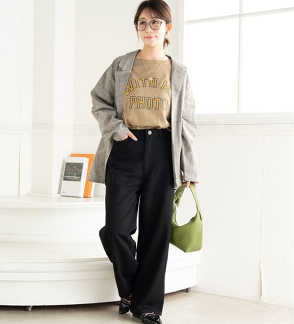 A HAPPY MARILYN（アハッピーマリリン）の「【Ｍ～７Ｌ】美脚＆美尻が叶う！優勝ワイドパンツ（ワイドパンツ・ガウチョ）」｜詳細画像