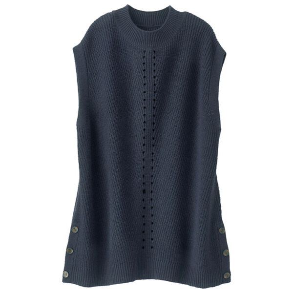 BELLUNA（ベルーナ）の「多ボタン使い上品アイレットデザインベスト（ベスト）」｜詳細画像