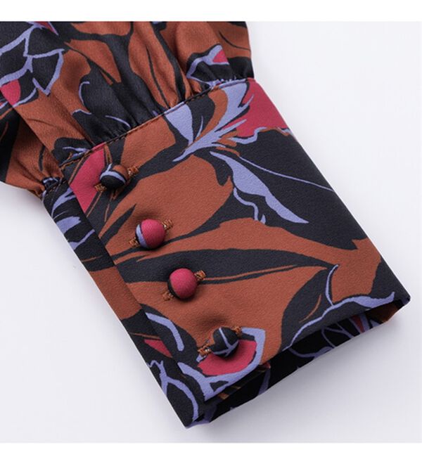 RANAN（ラナン）の「シャーリングデザインロングワンピース（ロングワンピース）」｜詳細画像