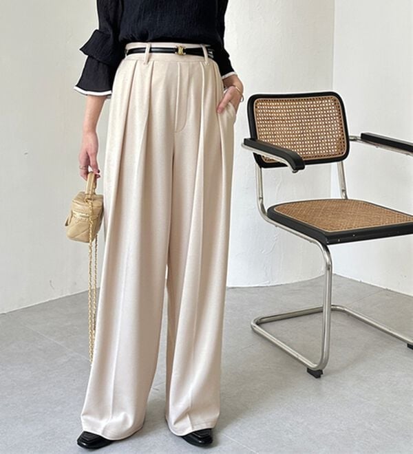 GeeRA（ジーラ）の「インタックスラックスワイドパンツ（フルレングスパンツ）」｜詳細画像