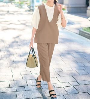 RANAN（ラナン）の「深Ｖベストセットアップ（セットアップ）」｜詳細画像