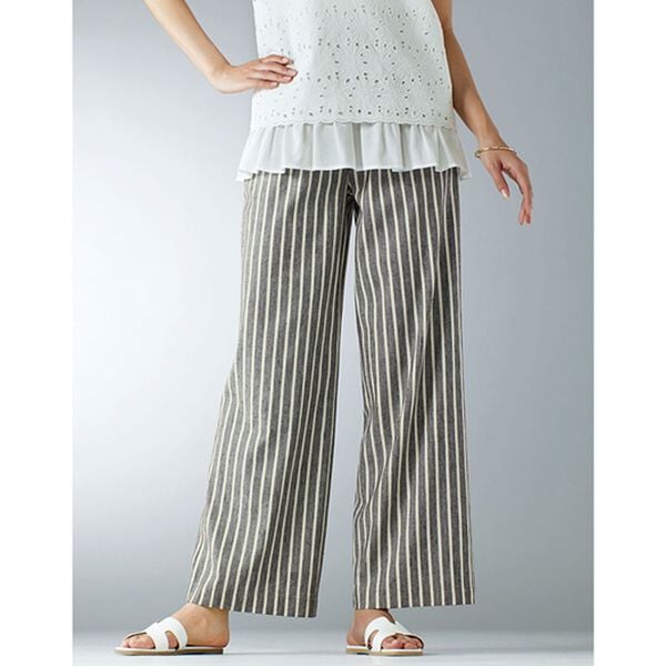 BELLUNA（ベルーナ）の「麻混イージーパンツ（その他パンツ）」｜詳細画像