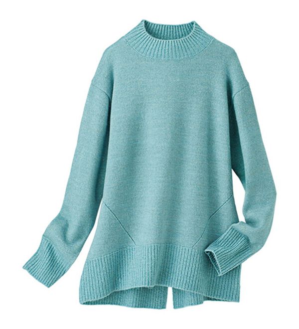 BELLUNA（ベルーナ）の「ラメニット素材ベーシックプルオーバー（ニット・セーター）」｜詳細画像