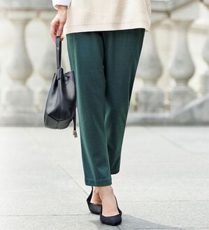 BELLUNA（ベルーナ）の「ウール見えストレッチすっきりパンツ（フルレングスパンツ）」｜詳細画像