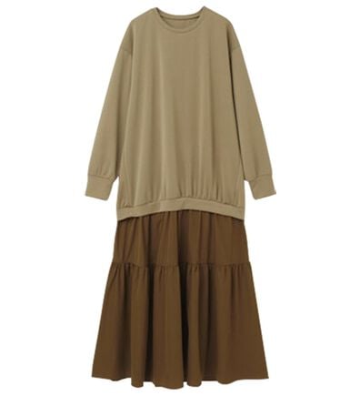 RANAN（ラナン）の「ティアードドッキングワンピース（ドッキングワンピース）」