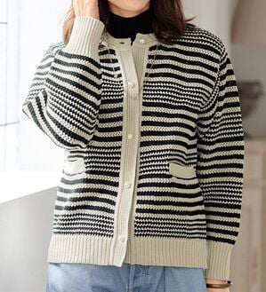 ルフラン（ルフラン）の「ジャケット見えカーディガン（ニットカーディガン）」｜詳細画像