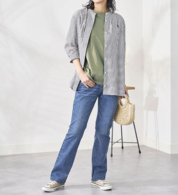 BELLUNA（ベルーナ）の「ヒンヤリ！綿１００％大人顔サマ見えＴシャツ（Tシャツ）」｜詳細画像