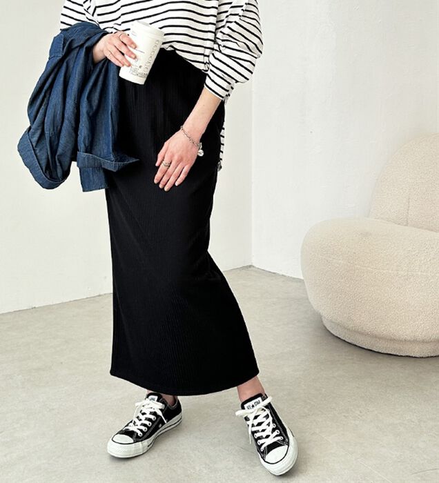 ポロゴルフ【美品】裏起毛　秋・冬スカート　上品デザイン　ベージュ　着回し POLO RALPH LAURENのスカート（ベージュ系）を使った人気ファッション