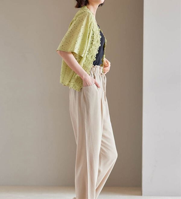 RANAN（ラナン）の「レースコンビブラウス（ブラウス）」｜詳細画像