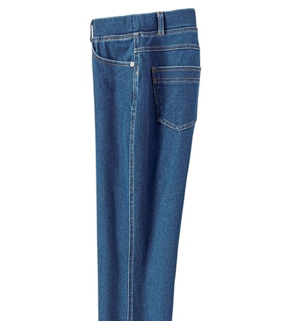 BELLUNA（ベルーナ）の「【選べる裏側】ぐん伸びニットデニムパンツ（フルレングスパンツ）」｜詳細画像