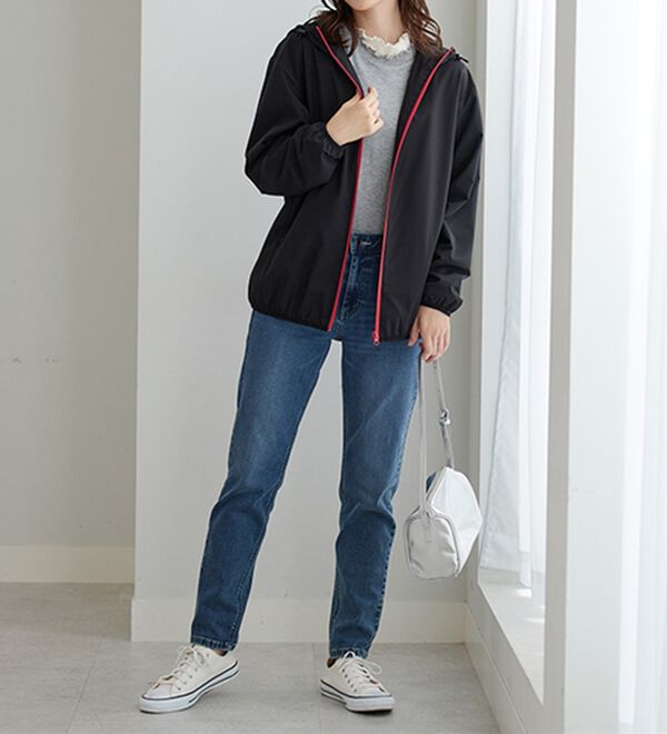 BELLUNA（ベルーナ）の「花粉対策！防風&times;はっ水パーカー（ブルゾン）」｜詳細画像