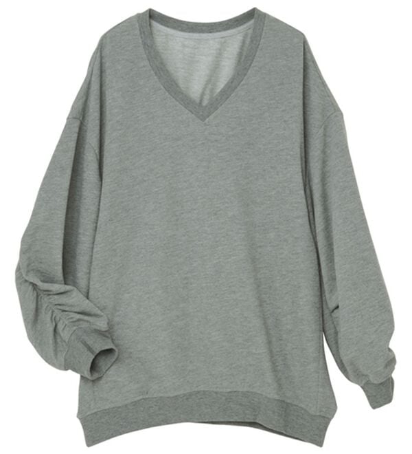 RANAN（ラナン）の「バックギャザーデザインスウェット（カットソー）」｜詳細画像