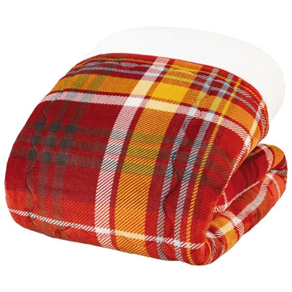 「吸湿発熱あったかボリュームシープ調毛布（毛布・ブランケット）」｜詳細画像