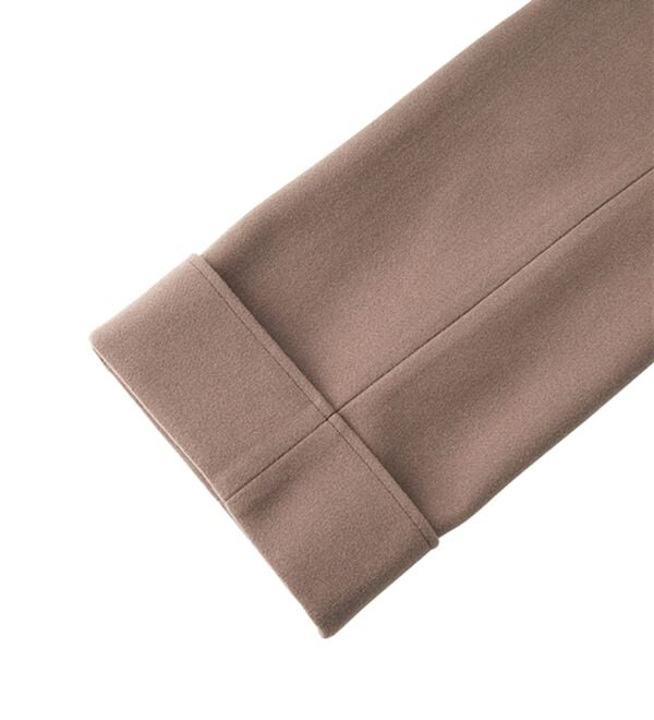 RANAN（ラナン）の「ウール調ビッグカラーガウンコート（ハーフコート）」｜詳細画像