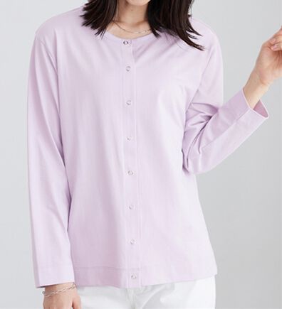 BELLUNA（ベルーナ）の「【接触冷感】ヒンヤリＵＶ対策クルーネックカーディガン（その他カーディガン）」