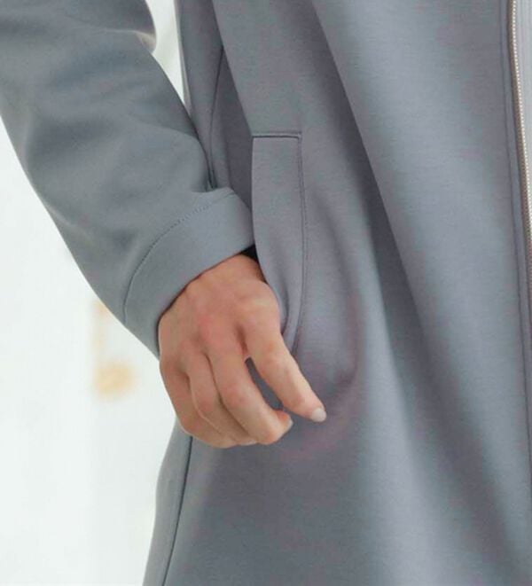 BELLUNA（ベルーナ）の「衿デザインロング丈パーカー（パーカー）」｜詳細画像