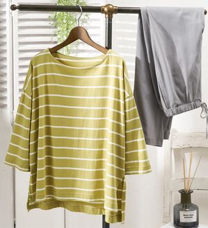 YU'NOW（ユナウ）の「コットン１００％おうちでもキレイ見えルームウェアセット（パジャマ・ルームウェア）」｜詳細画像