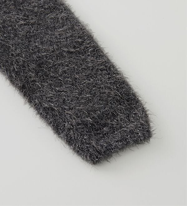 RANAN（ラナン）の「ゴールド調ボタンラメシャギーカーディガン（ニットカーディガン）」｜詳細画像