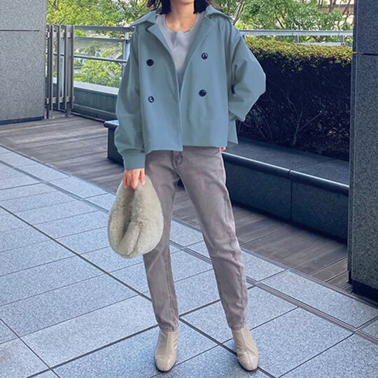 切替デザインショートコート - ベルーナ【公式】