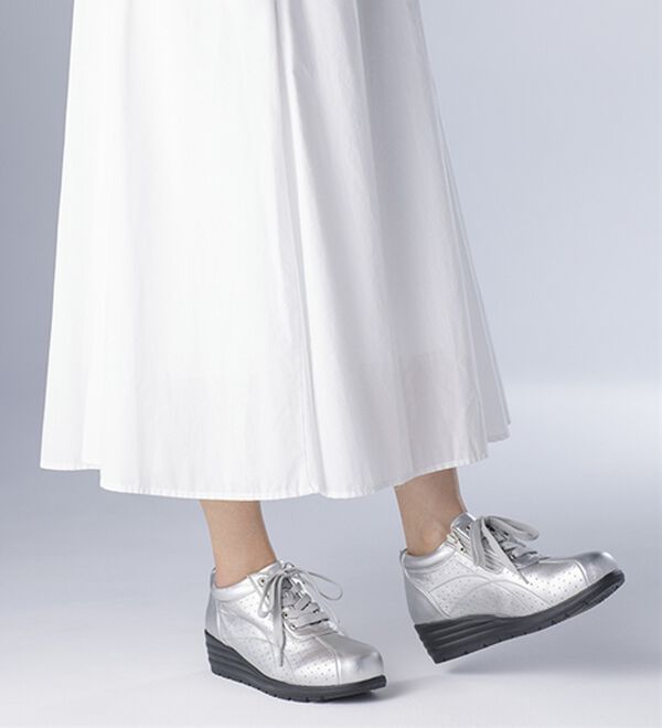 ルフラン（ルフラン）の「４Ｅお出かけ美脚ウォーキングシューズ（フラットシューズ）」｜詳細画像