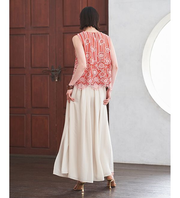 RANAN（ラナン）の「ひんやり！レース使いプルオーバー（ブラウス）」｜詳細画像