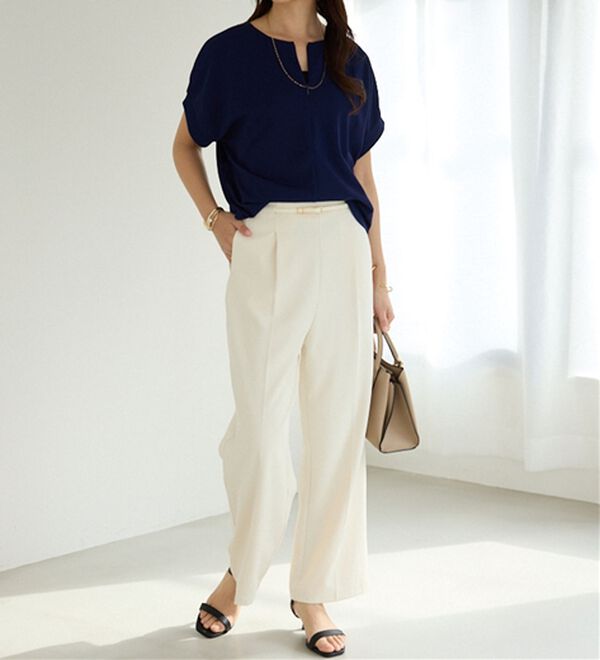 alotta（アロッタ）の「ジップ使いドルマンブラウス（ブラウス）」｜詳細画像