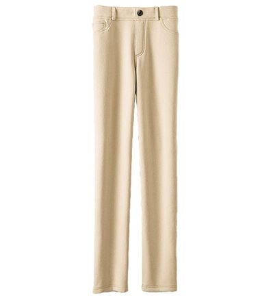 BELLUNA（ベルーナ）の「裏ベロアストレッチ素材レギンスパンツ（フルレングスパンツ）」