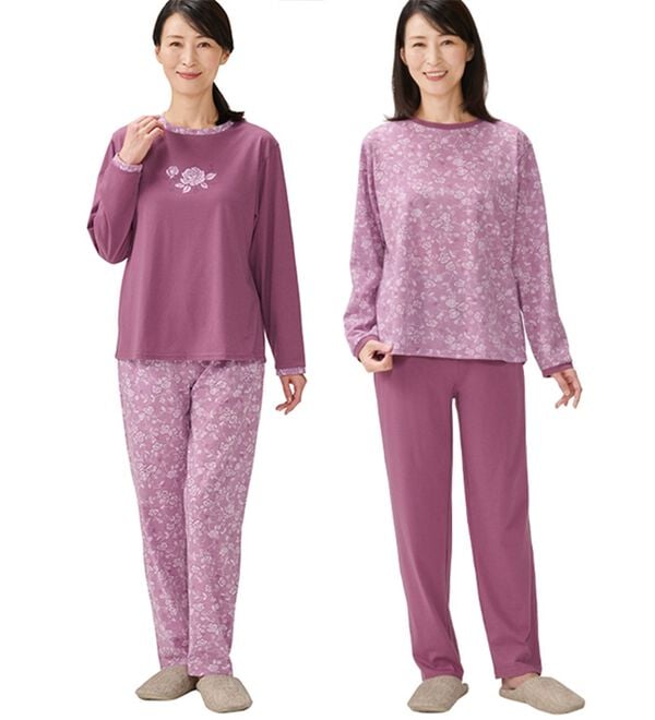 「華やかトラベルパジャマ（ポーチ付き）（パジャマ・ルームウェア）」｜詳細画像