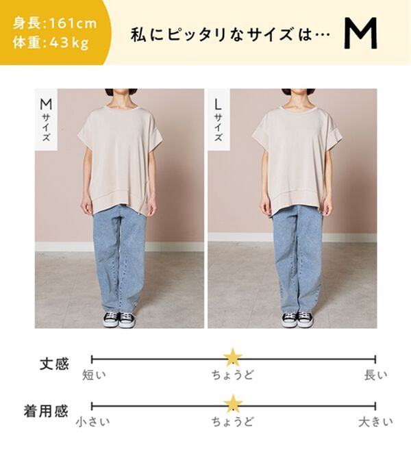 Viola e Viola（ヴィオラ エ ヴィオラ）の「【涼しく解決！】お尻まで隠れる！さらっと裾ジップチュニック（チュニック）」｜詳細画像