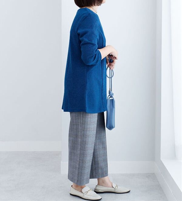 BELLUNA（ベルーナ）の「ふんわり杢調素材切替チュニック（チュニック）」｜詳細画像