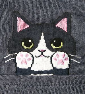 「内側シルク入りあったかのび～るにゃんこ腹巻（肌着・インナーウェア）」｜ハチワレ